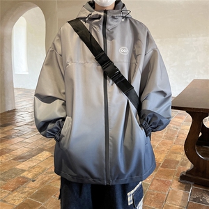 1港风山系防水渐变大码M-5XL夹克男100%聚酯纤维JK77087P85控128图片