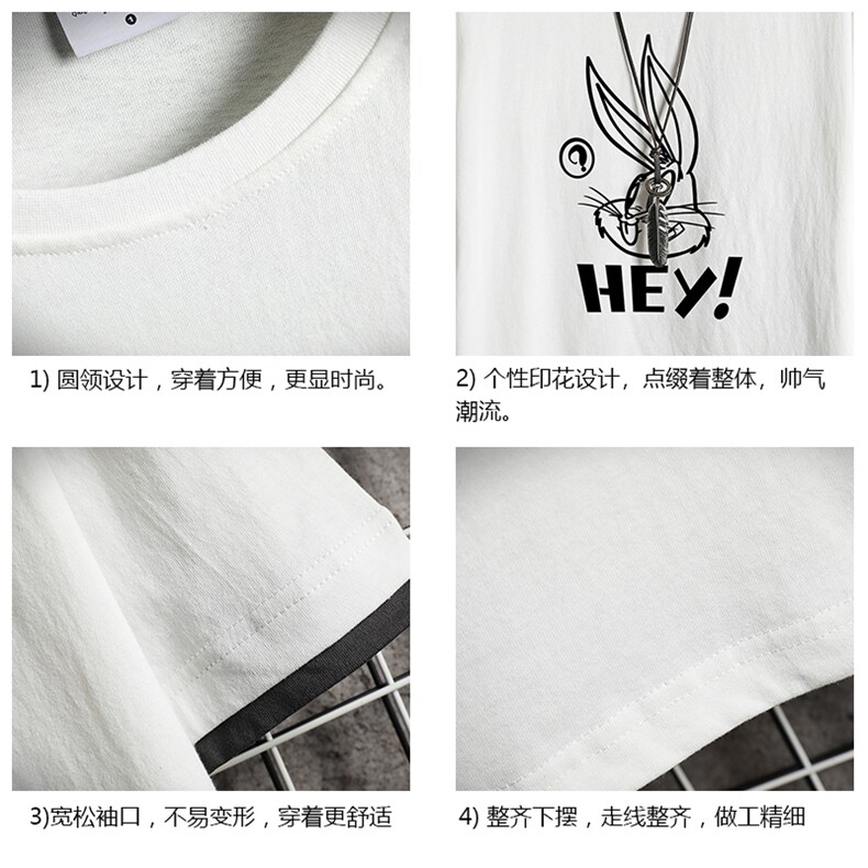 JT55179-P25假两件短袖t恤男大码胖子半袖体恤半截袖网格,男装T恤,电商A040A