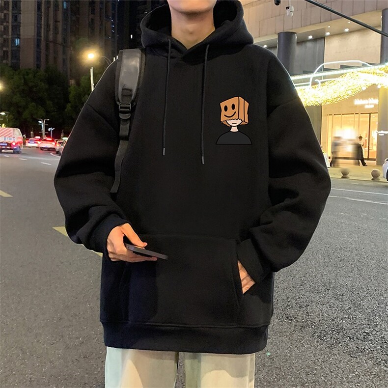 CM068P60新品重磅纯棉连帽卫衣秋冬外套卡通印花帽衫高街外套,男装卫衣,星座304A-1