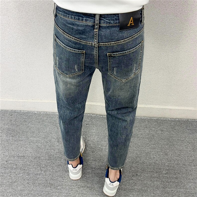 1506-1/KFT12601/P502026新款高端黑色休闲牛仔裤男士长裤子百搭,男装牛仔裤,星座1506-1