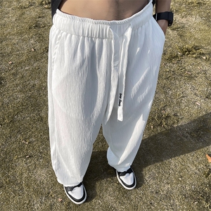 设计感痞帅休闲长裤男春夏季潮牌oversize高街直筒裤 K6629-P30图片