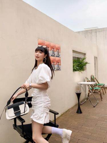 设计款包臀式连衣裙 无敌显瘦图片