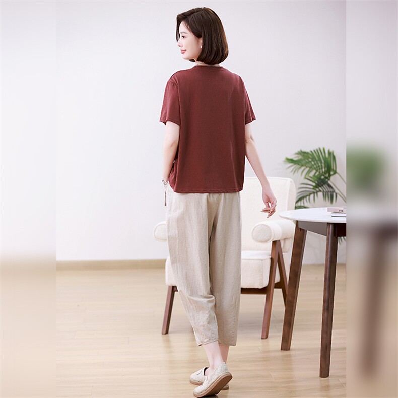 时尚休闲女装套装宽松显瘦两件套舒适百搭日常穿搭,女装套装/套裙,叶笙衣