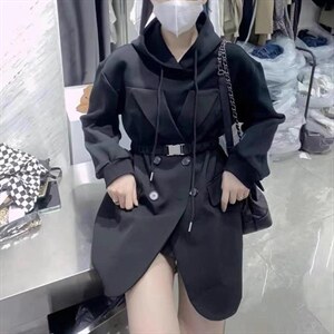 拼接款西装裙,女装西装,玩美