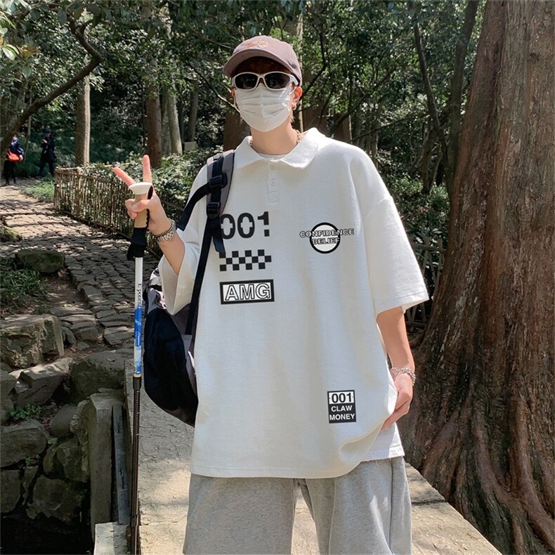 电商DSA028-PL21Z406P30100聚酯夏季新款华夫格短袖POLO衫男,男装T恤,电商A028