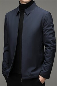 冬季棉衣男中年翻领休闲棉服中青年冬季厚爸爸装DFLDM16001-P185图片