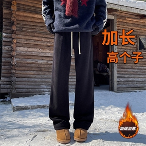 灯芯绒裤子男冬季加绒高个子直筒拖地裤KZ089加长-KZ089加长加绒图片