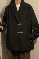 1中性风金属飞机扣设计西服男95%聚酯纤维5%氨纶XF77772P95控128，男装西服，星座226-2