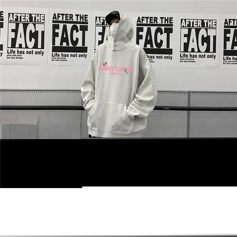 供抖音丶重磅高品棉350克排扣连帽蝴蝶卫衣LW6086-特p58控78,男装卫衣,星座508（原C305）