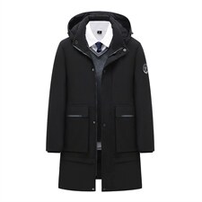 B-N2185冬季男士棉服外套男装可脱卸帽修身加棉保暖潮流帅气P126，男装棉衣，电商B360
