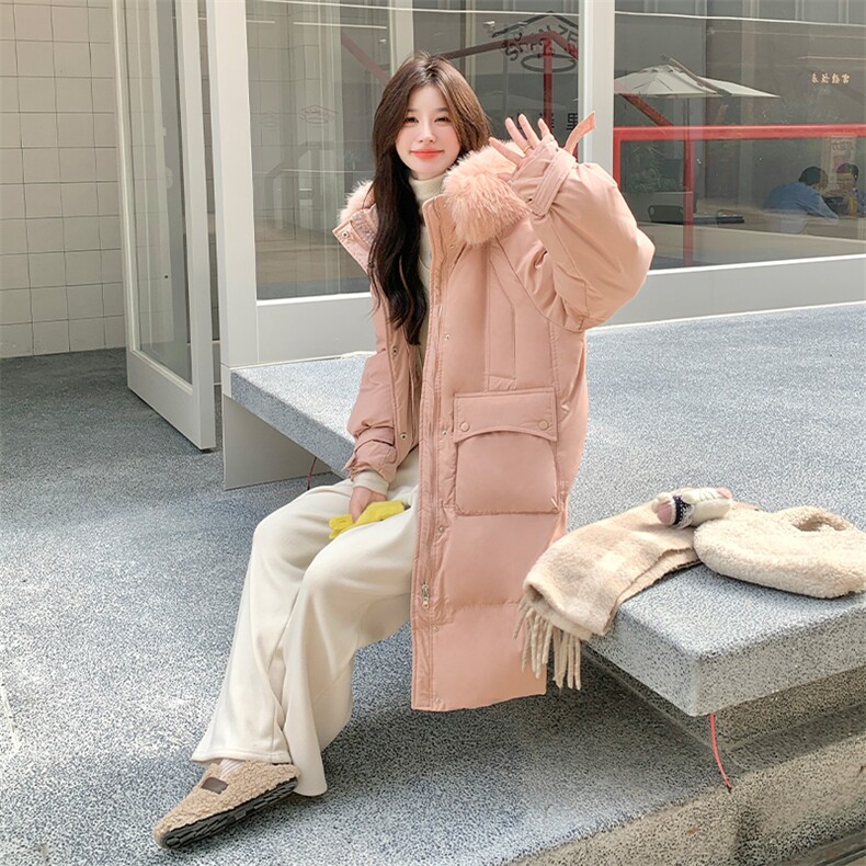 新款已出货韩版粉色羽绒服90白鸭绒2C123-Z1006-P255-K380,女装羽绒服,2C123