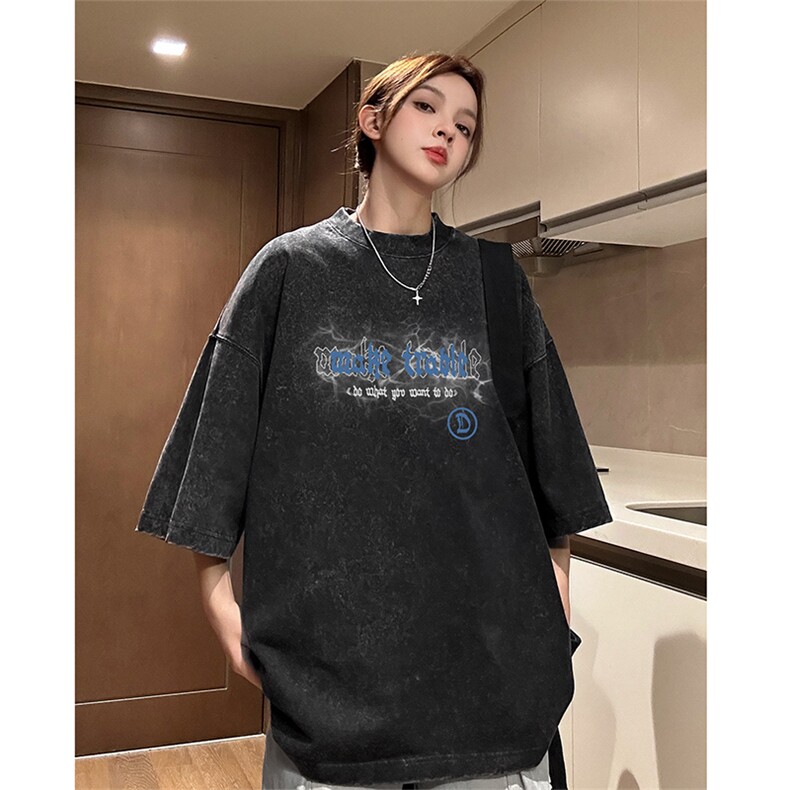 得物直播品质240重磅水洗xz605-dsx260特批30控49,男装T恤,星座605(原A050)