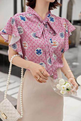 2021新款碎花短袖,女装,初婇