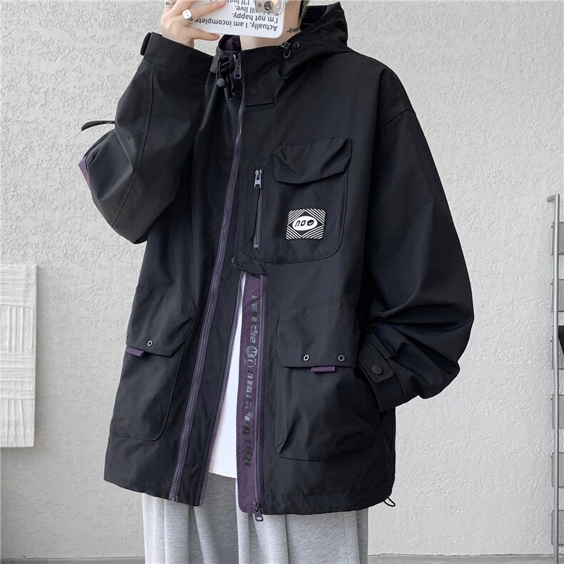 高品质连帽外套男夹克户外冲锋衣JK201,男装夹克,电商A426-1(原A430-1)
