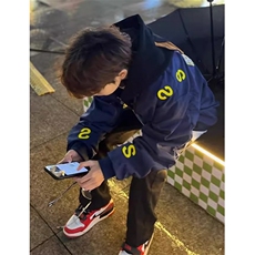 美式街头hiphop棒球服男生穿搭外套字母刺绣情侣装飞行夹克J17，男装夹克，星座1116A（原606A-3）