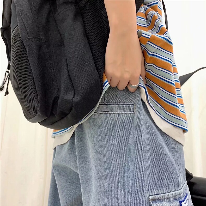 美式牛仔裤男春秋新款休闲直筒短裤L13P38,男装牛仔裤,星座1116-2