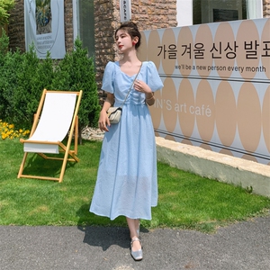 法式浪漫长裙高端精致仙女连衣裙2025新款夏季裙子高级感图片