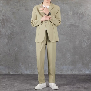 休闲西装男士外套结婚礼服春季新款潮牌西服套装男 TK7170图片