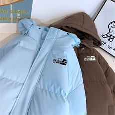 棉衣男冬新款港风连帽宽松面包服羽绒棉学生棉服MF300-P69(现货，男装棉衣，星座214-3