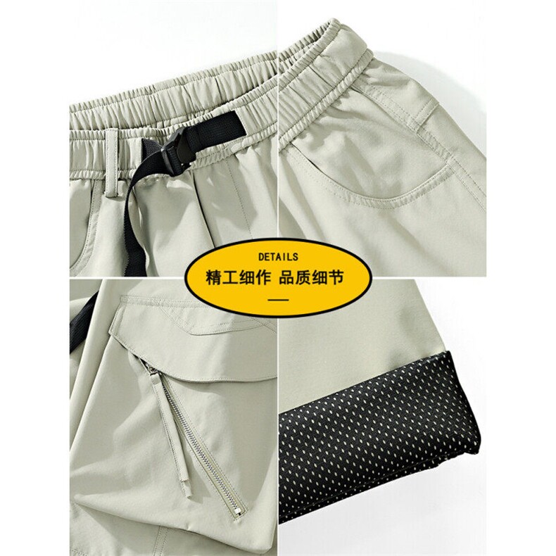 新款美式高街大口袋工装裤男春季户外宽松抽绳休闲A436-2517-P60,男装休闲裤,电商A436