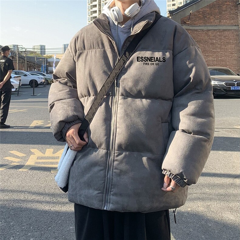 麂皮绒棉衣秋冬新款保暖立领宽松棉服外套男MYW6360P125控168,男装棉衣,电商A268A