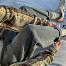 宽松直筒牛仔裤男潮流韩版百搭阔腿裤A080-9261-P35，男装牛仔裤，电商A080