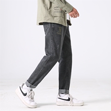 时尚直筒修身牛仔裤男休闲宽松大码绣花一印花8013款-P35元，男装牛仔裤，星座1202-3（原1218-3）