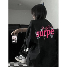 7高品质纯棉短袖-宽松落肩款-白墨印花尺码:M-3XL，男装T恤，星座506A
