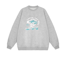 2025年秋季套头长袖通勤一个骷髅头时尚百搭通勤，女装卫衣/绒衫，花可