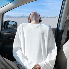 2026春季新款潮流拼接解构华棉长袖T恤男T6006-特P24建议零售价58，男装T恤，电商A001-1