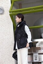 羽绒马甲，女装马甲，线象