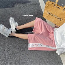 夏季条纹拼接短裤宽松直筒五分裤DK619XZ1004-1P28控38，男装休闲裤，星座715
