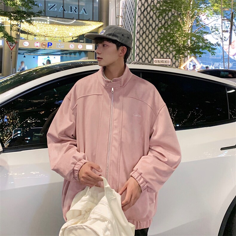 2025秋装新刺绣立领鹿皮绒男夹克外套港风705-1-W8825-P75控108,男装夹克,星座705-1