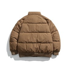 2026冬季新款男日系潮牌纯色刺绣宽松休闲棉服加厚外套MY376-F146，男装棉衣，电商A101（原外27）