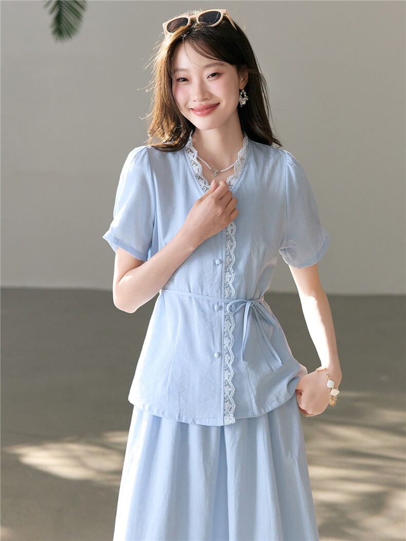 2026年夏季时尚潮流时尚休闲两件套裙,女装套装/套裙,江南富贵女