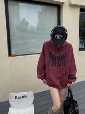 时尚休闲加绒卫衣，女装卫衣/绒衫，泽妤