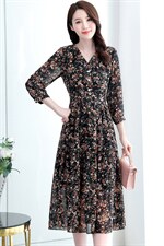 罗得堡2021春装新款时尚连衣裙6010，女装连衣裙，罗得堡