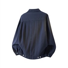 图美式复古老钱风水洗帆布立领夹克休闲工装外套GY68968-P75，男装夹克，电商A025