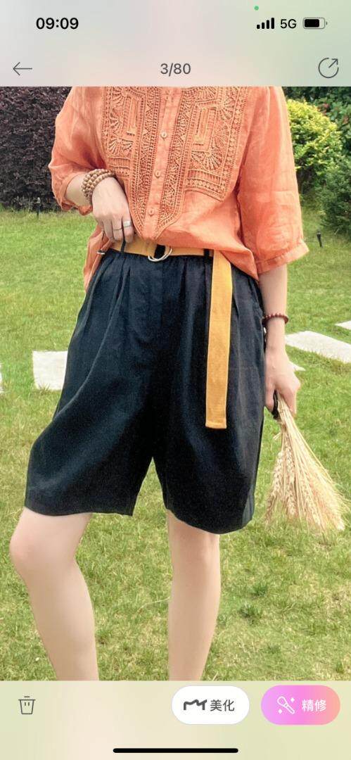 纯苎连衣裙小衫裤子裙子衬衣 时尚风 风淑女风休闲风，女装连衣裙，川哲