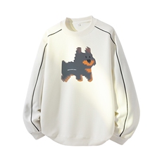 得物供货、复合重磅420克现货圆领卫衣宽松HD019-1-YLT25186-P35，男装卫衣，电商019-1
