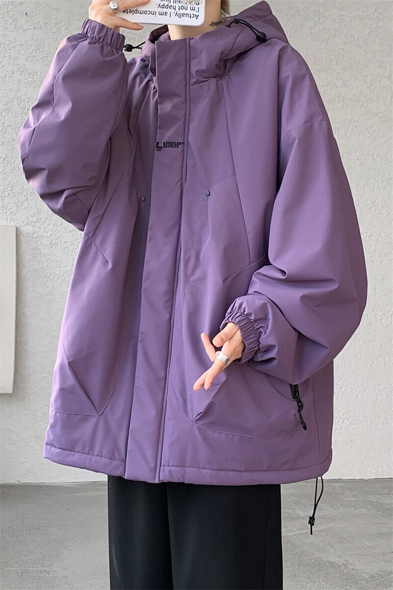 8XL-M冲锋衣外套男加棉加厚夹克秋冬户外登山服JK1313薄P90控110,男装夹克,电商D206-1