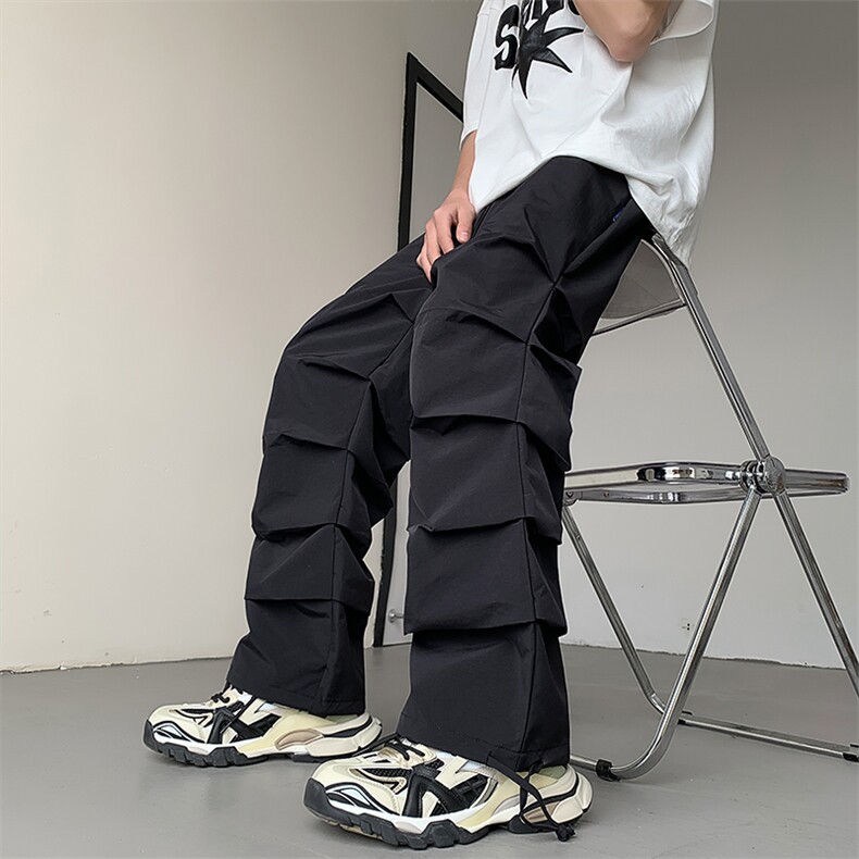 美式潮牌INS小众设计感宽松休闲裤高街潮裤XZ211-1-K2320-P60,男装休闲裤,星座211-1