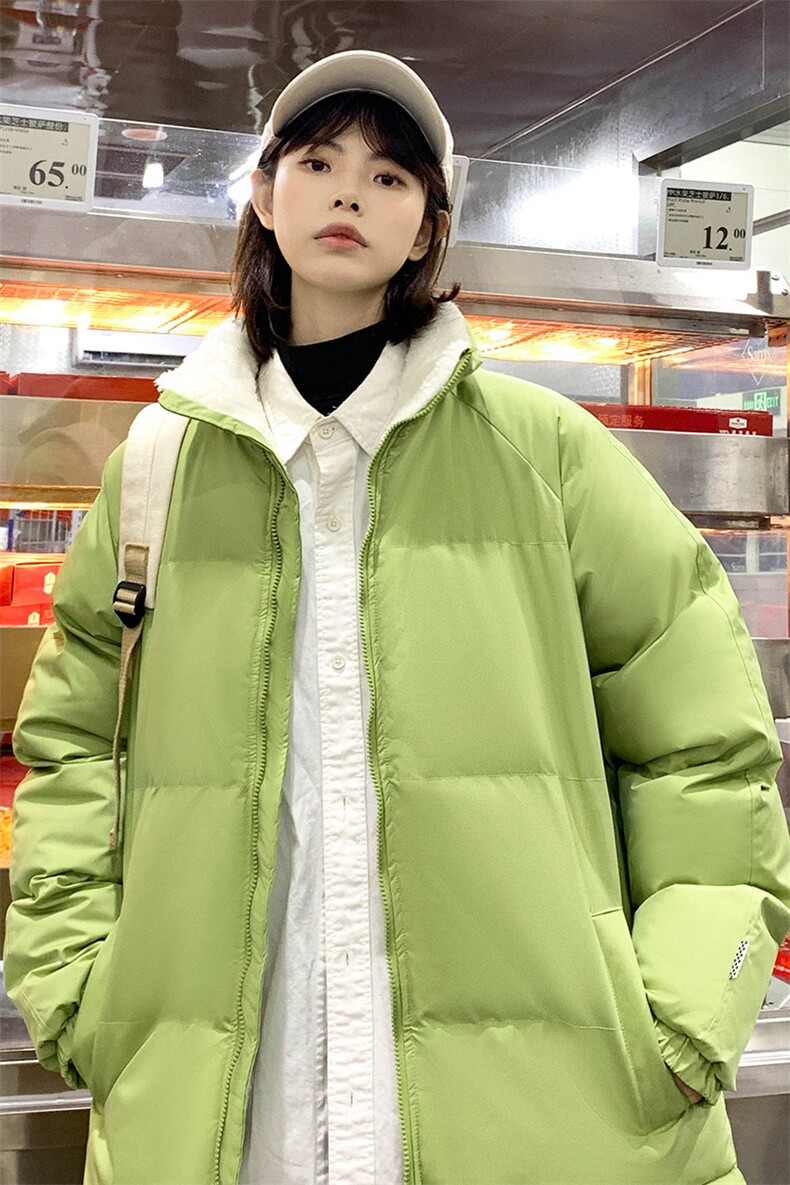 冬上新学生加棉加厚棉服潮中性风保暖立领棉衣外套男女8801-P65,男装棉衣,电商A441-1