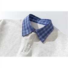 可二开衬衫领卫衣大码M-5XL表面棉底部聚酯纤维78010P58，男装衬衫，星座227-7