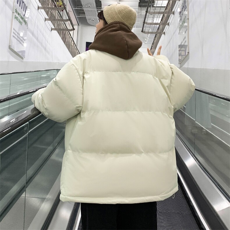 2023冬上新学生加棉加厚棉服潮中性风立领棉衣外套男女8802-P60,男装棉衣,电商A441-1