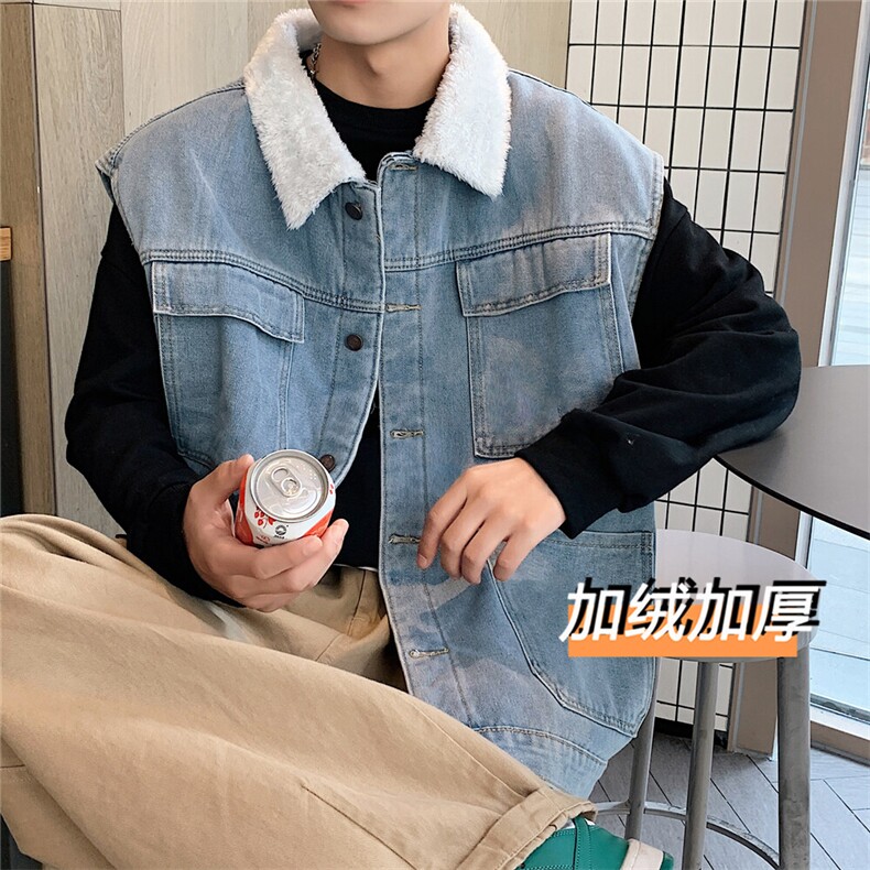 MJ214J-p65-限价98M-5XL抖音情侣棉马甲男外穿大码羊羔毛cityboy,女装马甲,星座116