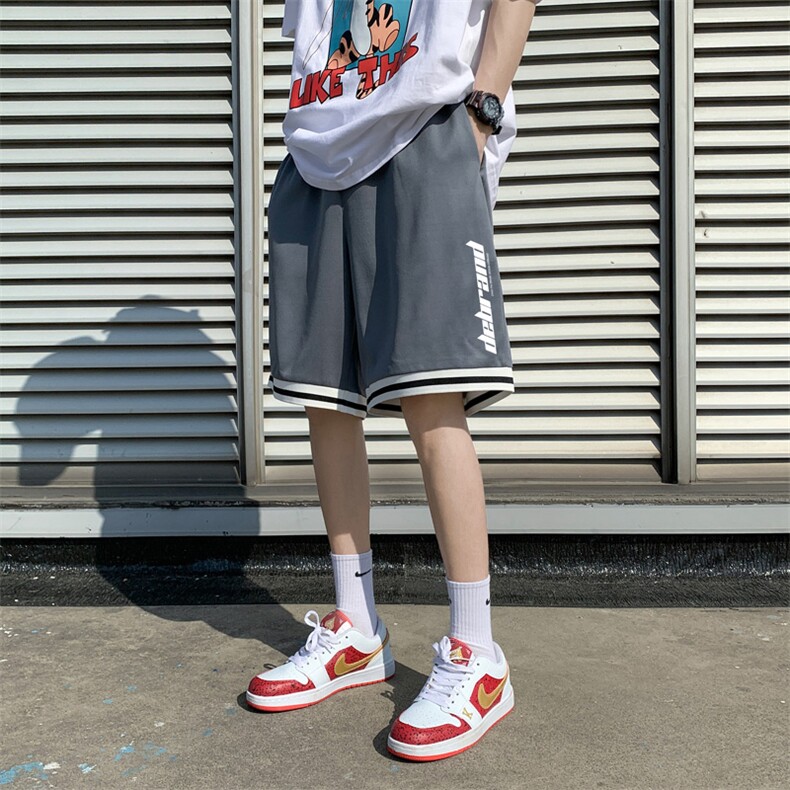 ！2023夏季新款男士冰丝短裤潮流宽松五分裤DK508P25,男装休闲裤,电商B220