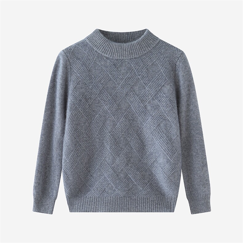 高品质儿童羊绒衫纯色柔软男女通用舒适保暖经典设计春秋冬，童装儿童羊绒衫，跳跳羊儿童羊绒衫