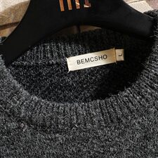 2020冬季日系砖墙男毛衣宽松休闲针织衫男线衣A313-1556-P80，男装针织衫/毛衣，电商A313
