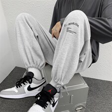加绒2023秋冬卫裤高弹健康布聚酯纤维WK528-P27加绒批35,男装休闲裤,星座718-1